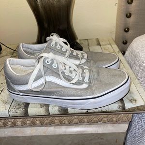 Vans Silver Glitter Old Skool